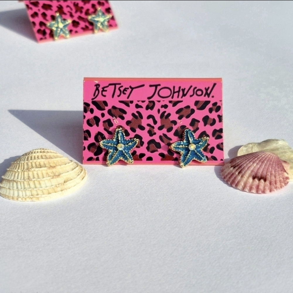 Betsey Johnson Starfish Earrings